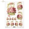 baskets full of roses. Roses in baskets, different sizes, decorative baskets 